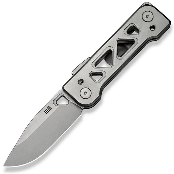 We Knife Tyro Superlock Gray Titanium Folding CPM-20CV Pocket Knife 240012