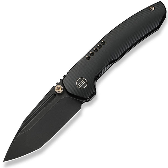 We Knife Micro Trogon Framelock Black Titanium Folding Bohler M390 Knife 240431
