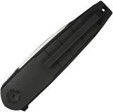 We Knife Hull Linerlock LTE Black Titanium Folding M390 Pocket Knife 240461