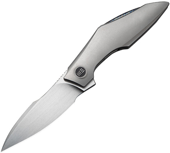 We Knife Krait Snake Linerlock Gray Titanium Folding Bohler M390 Pocket Knife 240842
