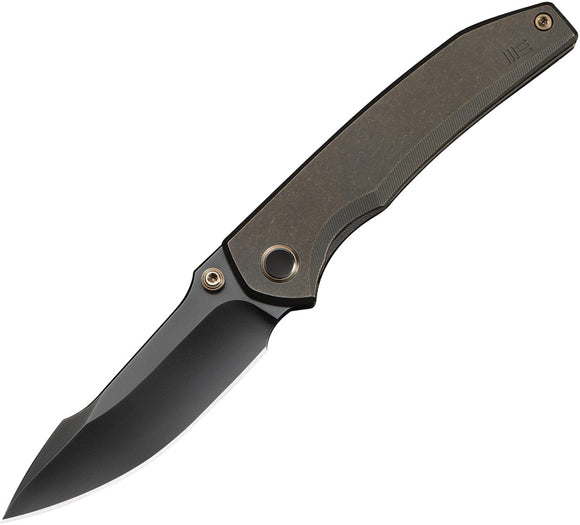 We Knife Ryson Framelock Bronze Titanium Folding Bohler M390 Pocket Knife 240863
