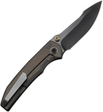 We Knife Ryson Framelock Bronze Titanium Folding Bohler M390 Pocket Knife 240863