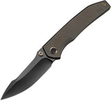 We Knife Ryson Framelock Bronze Titanium Folding Bohler M390 Pocket Knife 240863