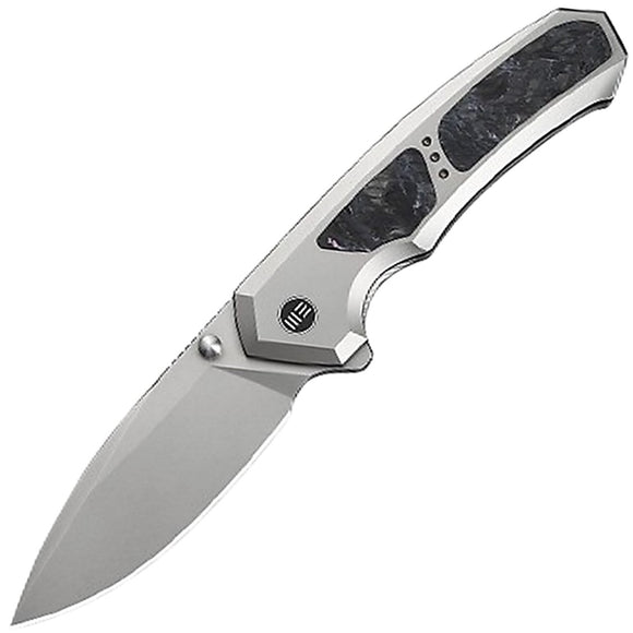 We Knife Corwyn Framelock Titanium & Pink Carbon Fiber Folding M390 Pocket Knife 240882