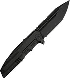 We Knife Breach LTE Framelock Black Titanium Folding M390 Pocket Knife 250772