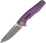 WE KNIFE Purple Titanium Folding Pocket Knife SW S35VN - 603d