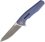 WE KNIFE Blue Titanium Folding Pocket Knife SW S35VN  - 603E