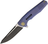 WE KNIFE Blue Black Titanium Folding Pocket Knife S35VN - 603F