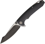 We Knife Co Black Satin Finish Folding Knife 4" Clip Point D2 Blade Folder 617a