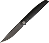WE KNIFE 8.6" Black Titanium Sleek Folding Pocket Knife Bohler M390 EDC 618A