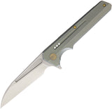 WE KNIFE 8" Green G10 Wharncliffe Flipper Folding Pocket Knife Bohler M390 705B