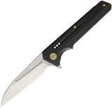 WE KNIFE 8" Black G10 Wharncliffe Flipper Folding Pocket Knife Bohler M390 705E