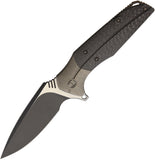 WE KNIFE Nitida Bronze Handle Folding Knife Black SW Satin Blade Framelock 707C