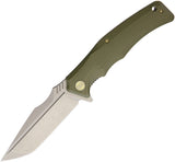 WE KNIFE Co THRAEX Green G10 Handle Folding Knife D2 SW Blade Linerlock 709B