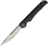 We Knife Co Array Framelock Black Titanium Handle CPM S35VN Folding Knife 718H