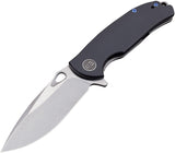 WE KNIFE CO Rectifier Black G10 Handle Stainless Satin Folding Blade Knife 803F
