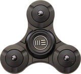 WE KNIFE Fidget Tri Black Titanium Hand Spinner Top Ceramic Ball Bearing 2" S02D