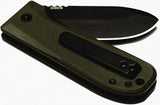 Wesn Goods Allman Linerlock OD Green G10 Folding CPM-S35VN Pocket Knife N0415