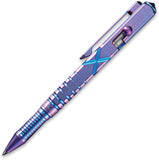 We Knife Co Tactical Purple Glass Breaker Titanium Body Bolt Action Pen TP02A
