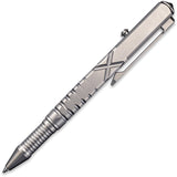 We Knife Co Tactical Satin Glass Breaker Titanium Body Bolt Action Pen TP02C