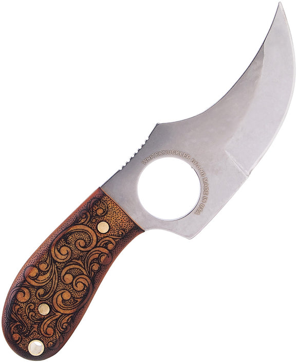 Whiteknuckler Brand Convertible C7 Leatherwood 154CM Fixed Blade Knife 7220102