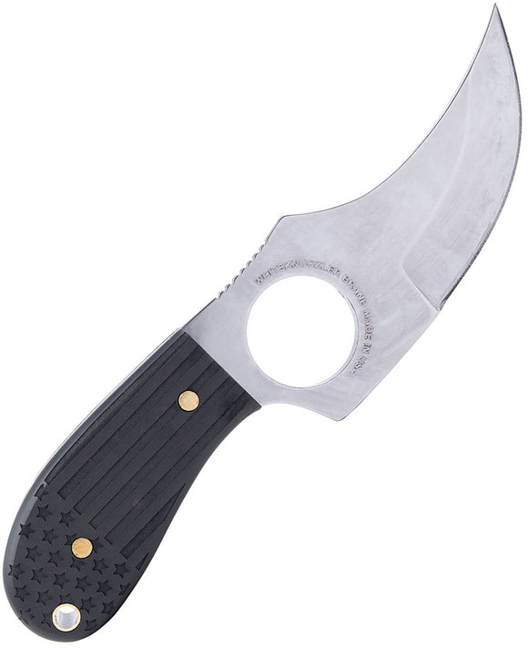 Whiteknuckler Brand Convertible C7 Patriot Black Resin 154CM Fixed Blade Knife 7260101