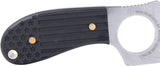 Whiteknuckler Brand Convertible C7 Patriot Black Resin 154CM Fixed Blade Knife 7260101