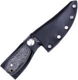 Whiteknuckler Brand Classic M3 Argento Black Aluminum 154CM Fixed Blade Knife 3090101