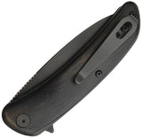 WONITAC Linerlock Ebony Wood Folding 14C28N Sandvik Pocket Knife T2512