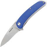 WONITAC Linerlock Blue G10 Folding 14C28N Sandvik Pocket Knife T2513