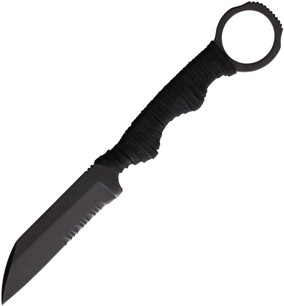 WildSteer Leviathan Tactical Cord Wrapped Bohler N690 Fixed Blade Knife LEV7213