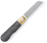 Wheat State Cutlery The Peacemaker Slip Joint Carbon Fiber Folding M390 Knife CPM105