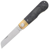 Wheat State Cutlery The Peacemaker Slip Joint Carbon Fiber Folding M390 Knife CPM105