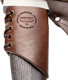 WOOX AX1 Brown Hand-Stiched Leather Axe Collar 00301