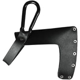 WOOX Forte Black Carabiner Leather Axe Sheath 00501