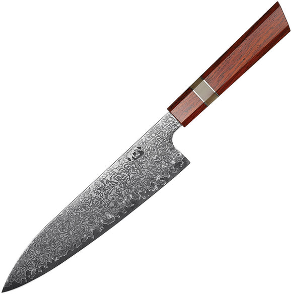 Xin Cutlery Japanese Style Chef's Rosewood & Buffalo Horn Damascus Kitchen Knife 119