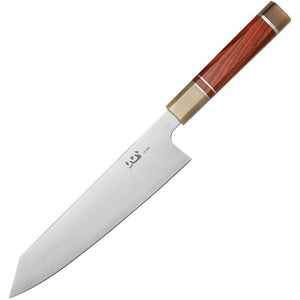 Xin Cutlery Japanese Style Kritsuke Rosewood & Buffalo Horn 14C28N Sandvik Kitchen Knife 133- On Sale