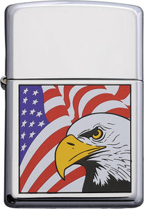 Zippo Eagle 2.25" Chrome Pocket Lighter 10290