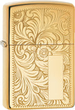 Zippo Lighter Brass Venetian Windless USA Made 10840