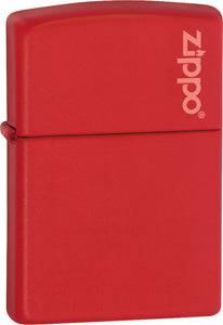 Zippo Zippo Logo Red Matte