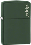 Zippo Zippo Logo Matte Green