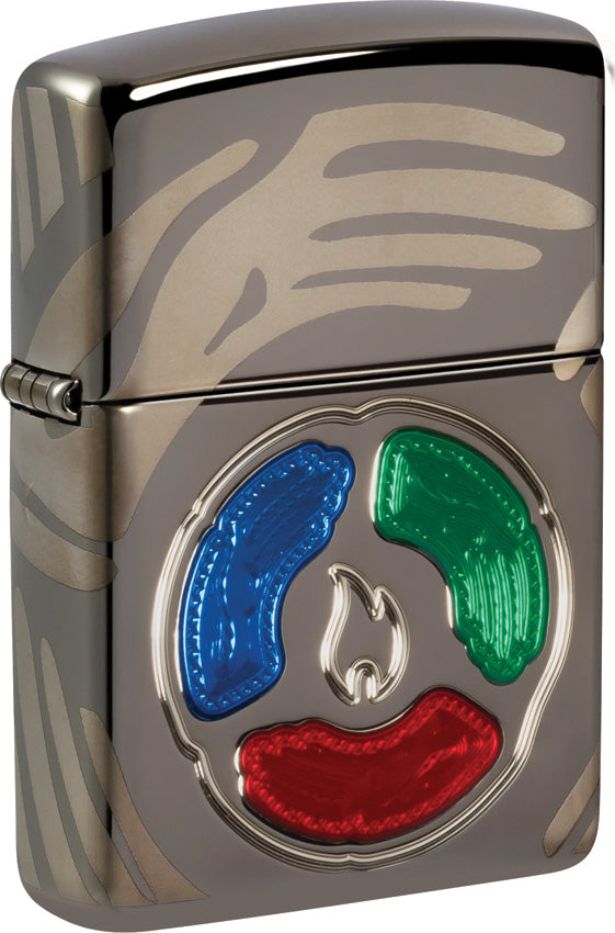 Zippo 2025 Collectable of the Year Black Ice Windproof Lighter 27321