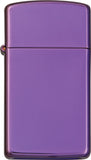 Zippo Lighter Slim Abyss Purple Windproof USA New 28124