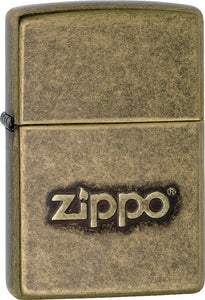 Zippo Lighter Zippo Stamp Windproof Antique Brass USA Made 28994