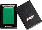 Zippo Grass Green Matte Lighter 53478