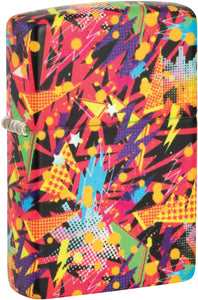 Zippo Retro Paint Splatter Design Lighter 56942