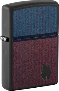 Zippo Color Black Matte Block Flame Lighter 76231