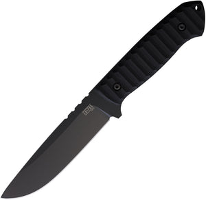 ZA-PAS Knives Ultra Outdoor Toxic Black G10 NMV 02 Fixed Blade Knife UOTCGBK