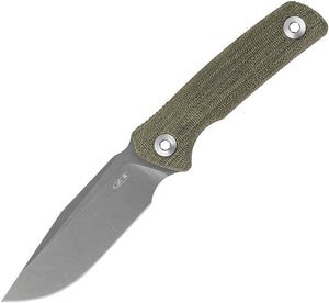Zero Tolerance Model 0004 OD Green Micarta CPM-CruWear Fixed Blade Knife 0004OL