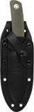 Zero Tolerance Model 0004 OD Green Micarta CPM-CruWear Fixed Blade Knife 0004OL